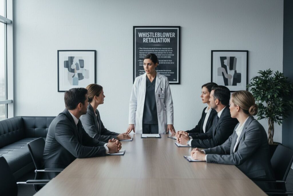 healthcare whistleblower retaliation