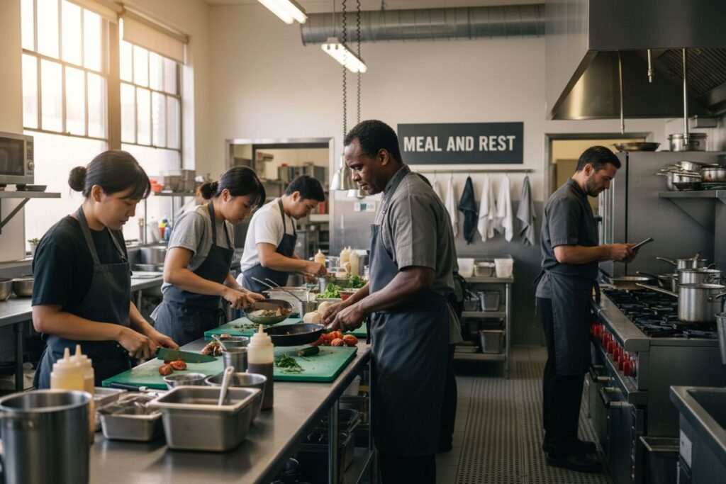 restaurant staff exhaustion