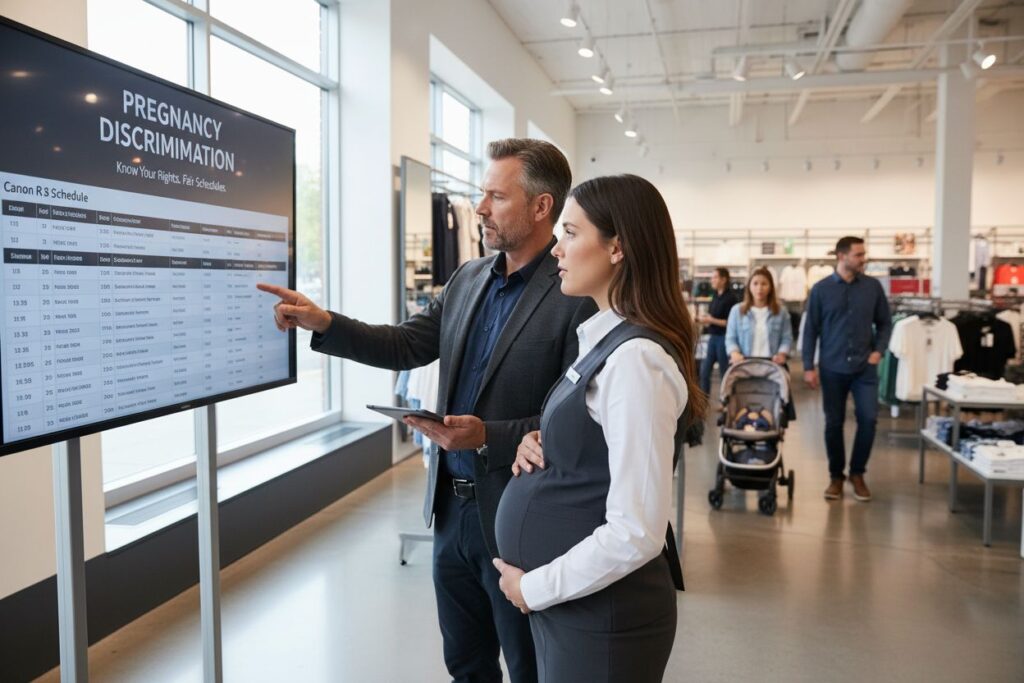 pregnancy discrimination retail