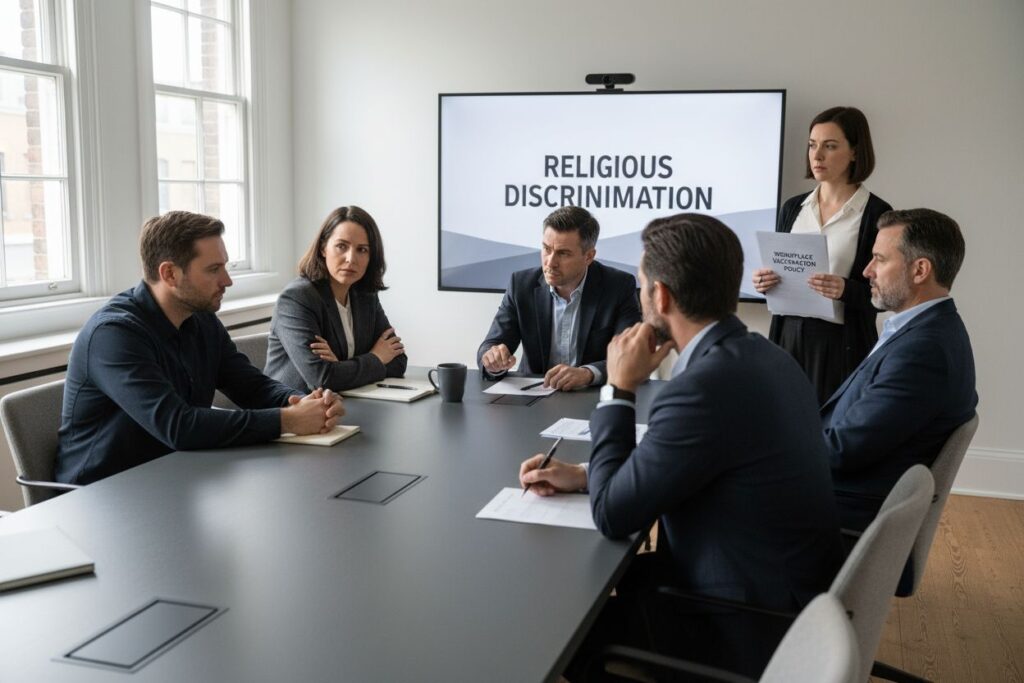 workplace vaccination religious discrimination