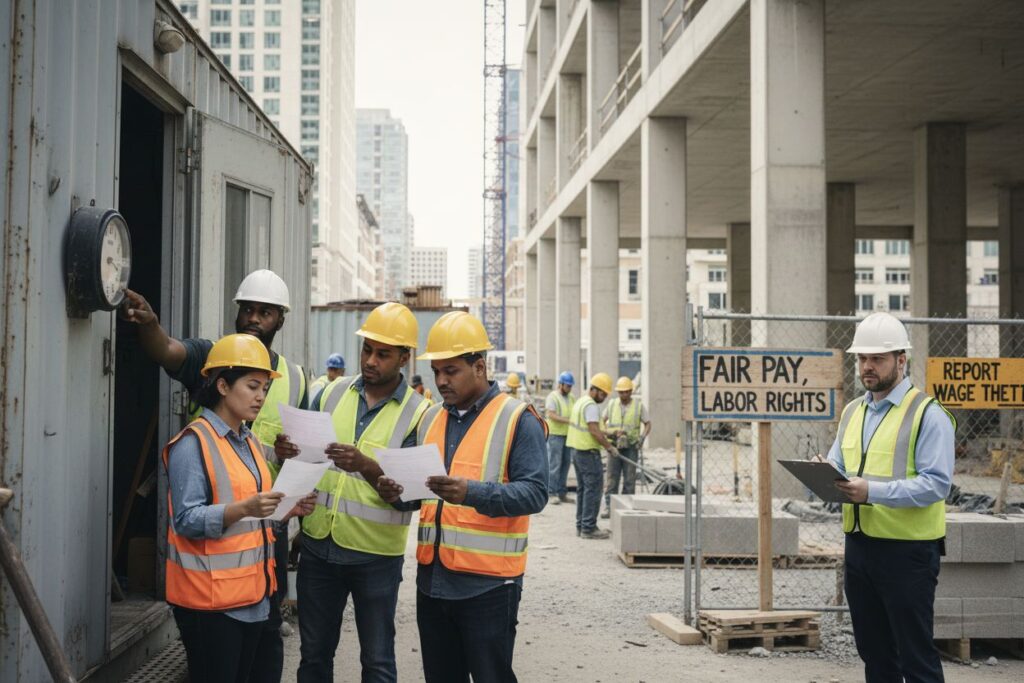 construction wage theft