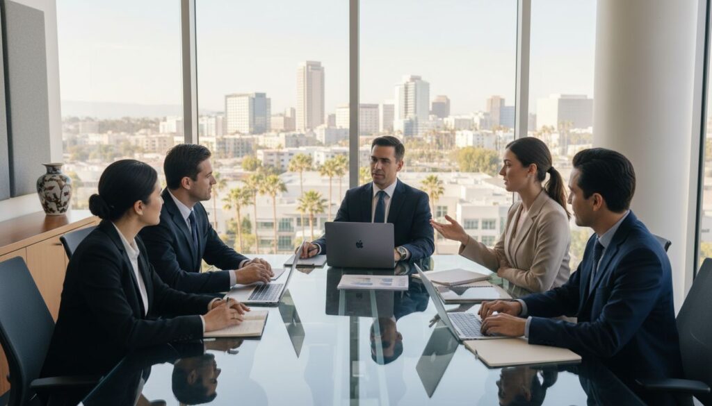 diverse workplace meeting
