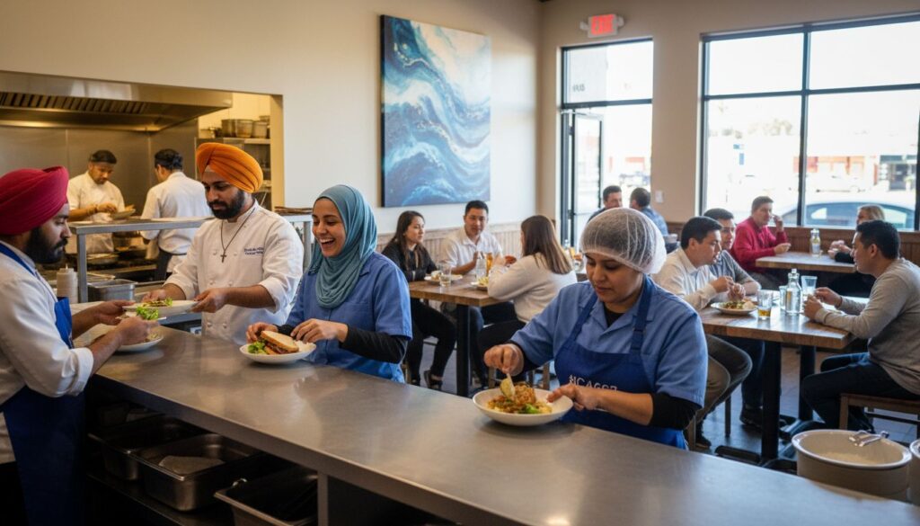 diverse food service