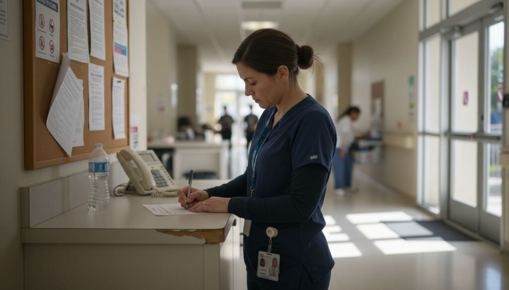 Nurse reports incident at Tustin hospital