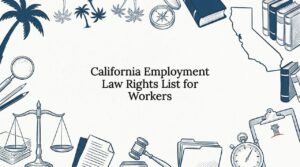 California employment law title card illustration