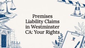 Decorative legal title card illustration