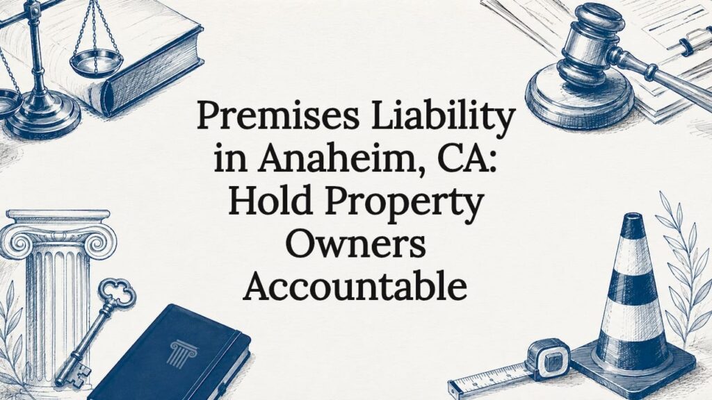 Decorative title card legal illustration