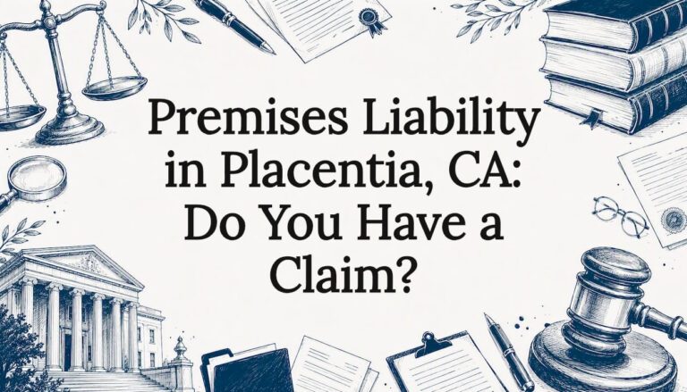 Decorative legal title card illustration