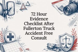 Truck accident evidence checklist title card