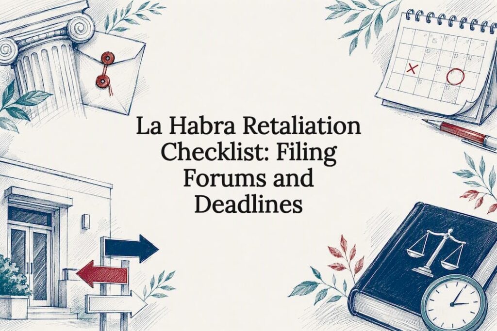 La Habra Retaliation Checklist | Serendib Law Firm
