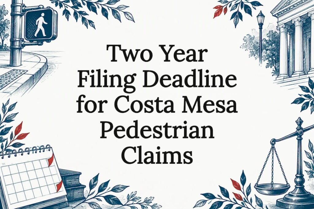Decorative pedestrian claim title card