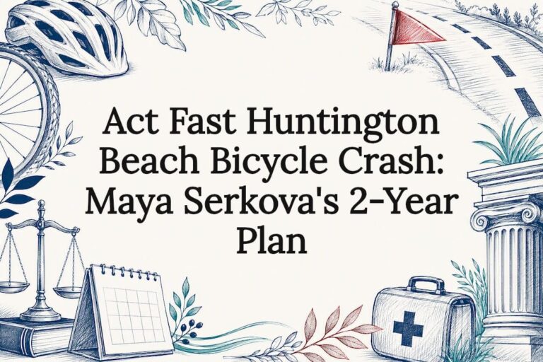 Decorative bicycle crash legal title card