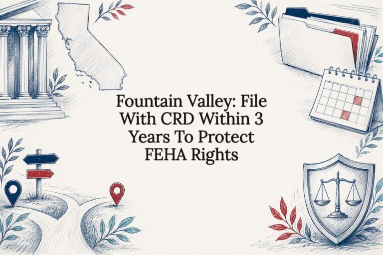 FEHA CRD filing deadline title card