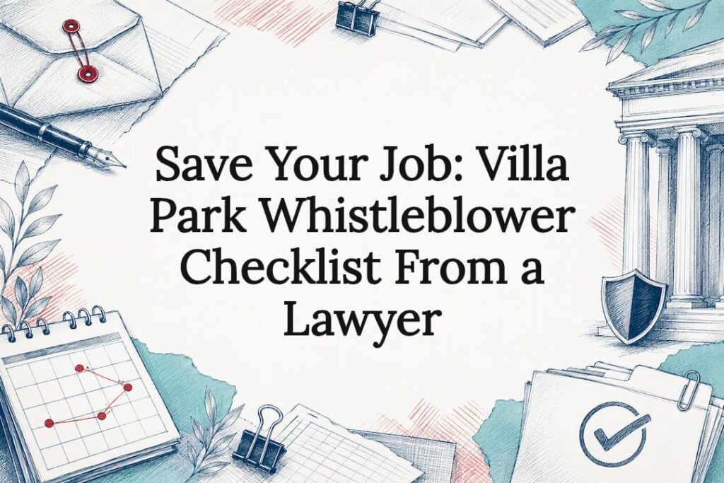 Whistleblower legal checklist title card