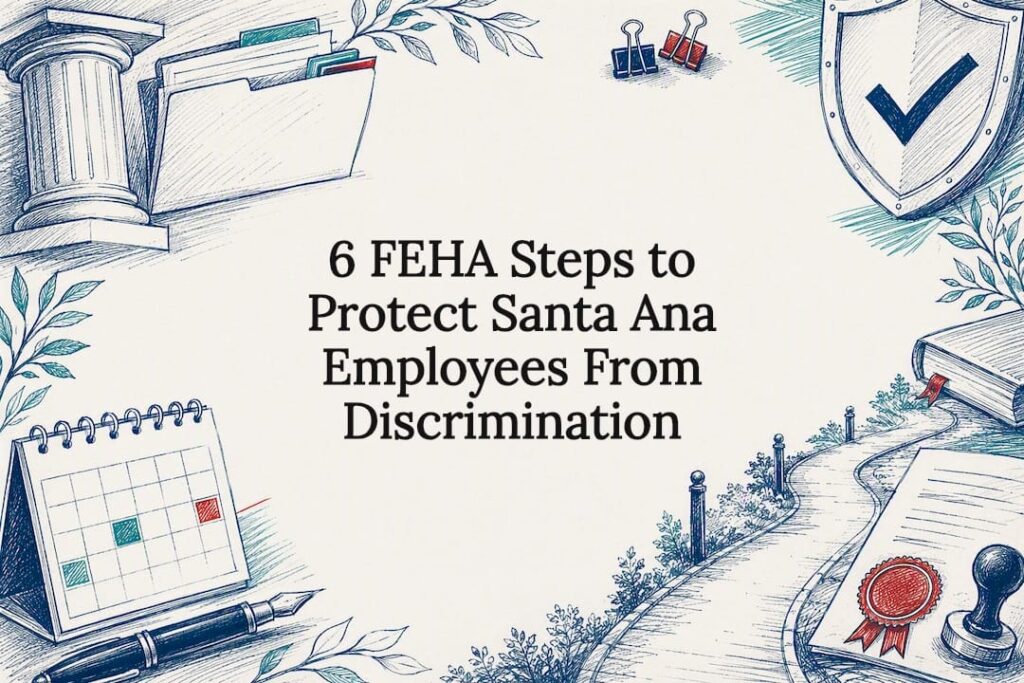 Decorative FEHA workplace rights title card
