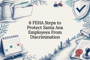 Decorative FEHA workplace rights title card