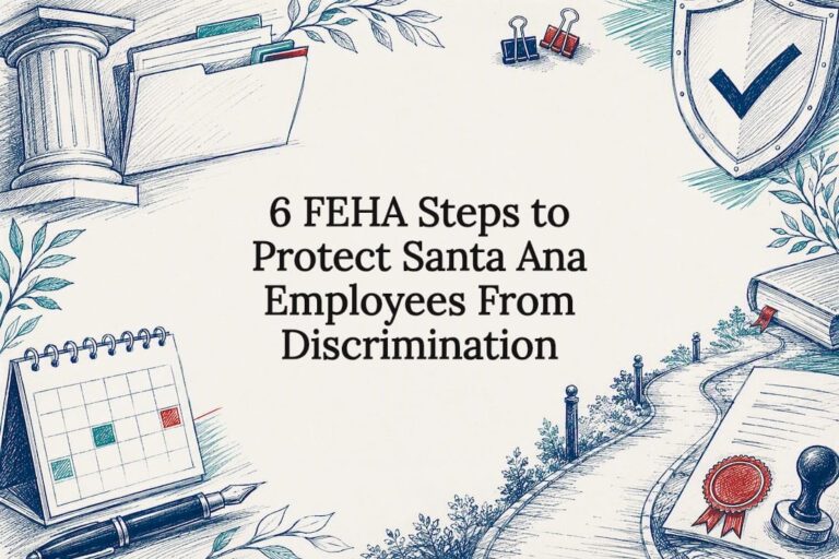 Decorative FEHA workplace rights title card