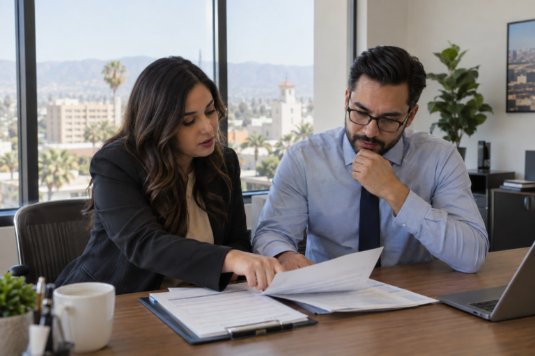 Santa Ana California employees reviewing sick leave policy
