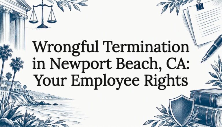 Title card with hand-drawn legal motifs