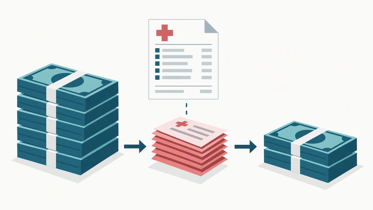 Medical liens reduce remaining settlement compensation