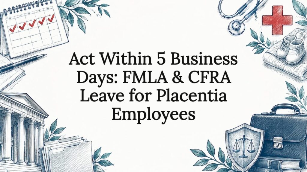 FMLA and CFRA leave title card